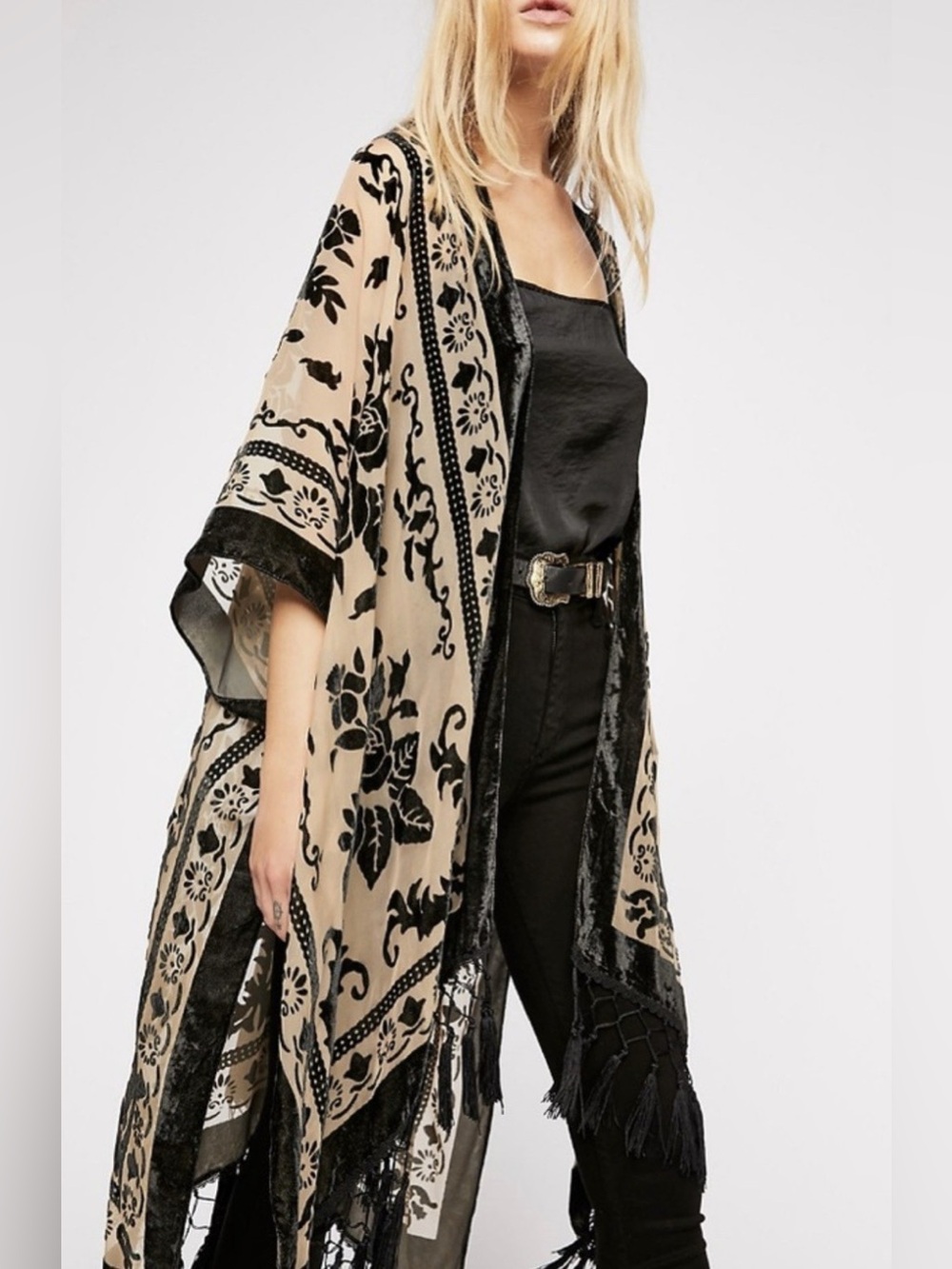 Free people nightbird burnout kimono